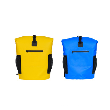 Mochila seca con cremallera impermeable al aire libre